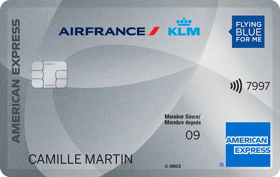 Carte American Express Air France KLM Silver